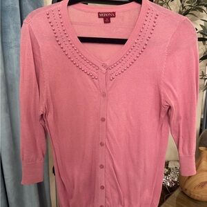 Merona Women's Pink Cardigan Sweater